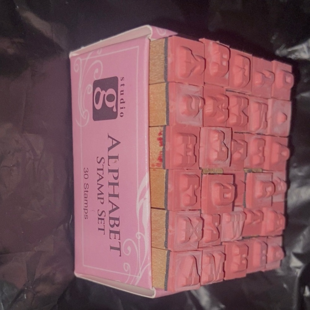 Alphabet ink block (30 piece)